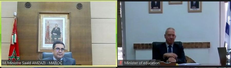 لقاء واتفاق بين وزير التربية الاسرائيلي ووزير التربية المغربي